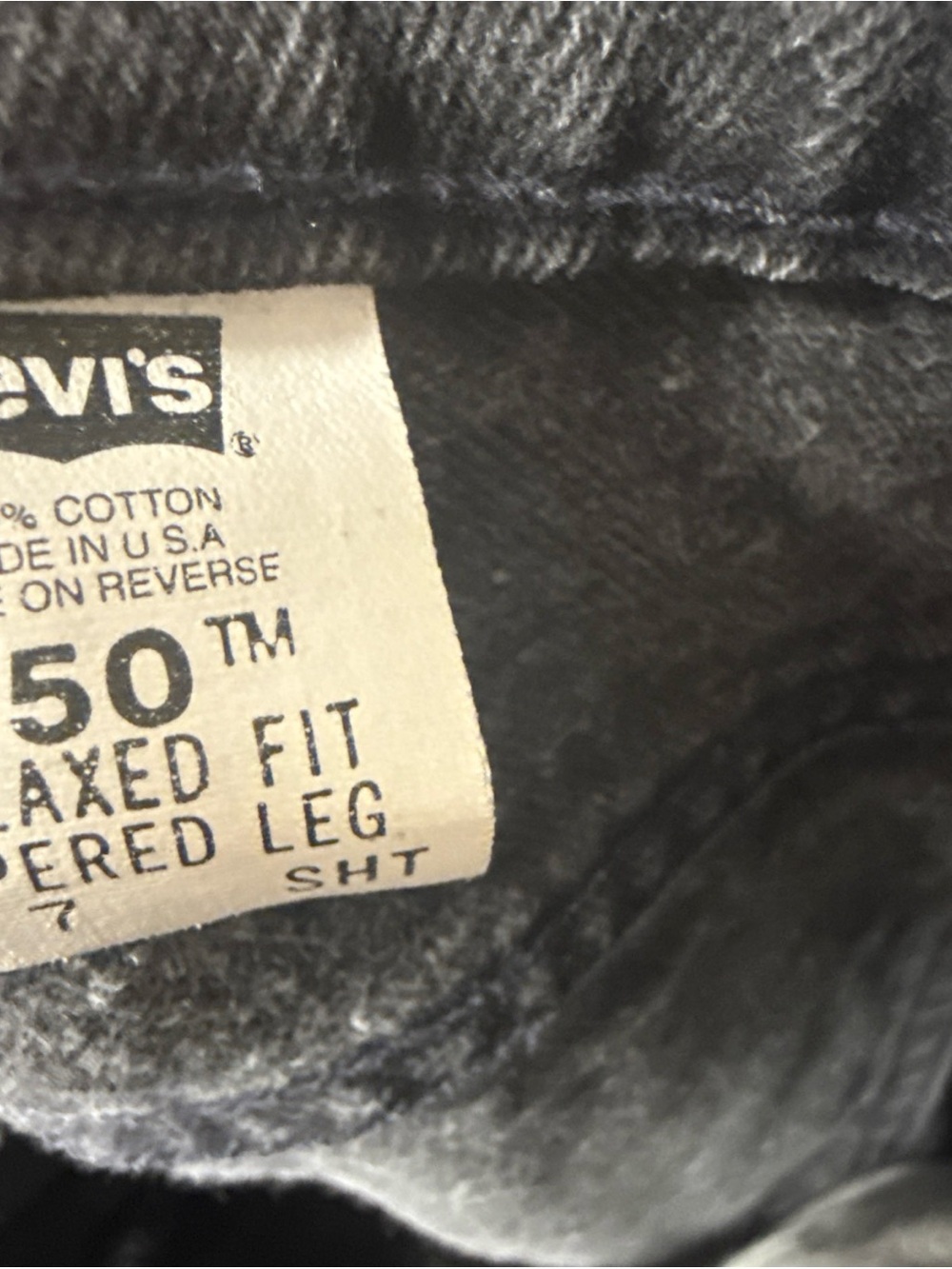 Vintage Levi's 550 Women’s Sz 7 Black Slim Straight Jeans - Picture 4 of 6